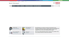 Desktop Screenshot of bosch-motorsport.com